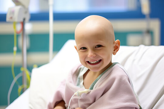 Child Smiling in Hospital